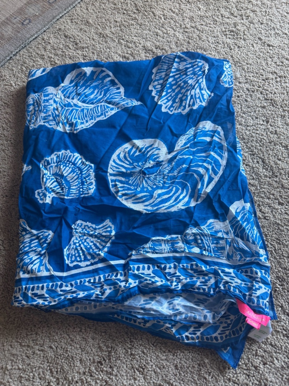 Lilly Pulitzer Women's Sharol Seashell Cotton Pareo - Picture 2 of 3